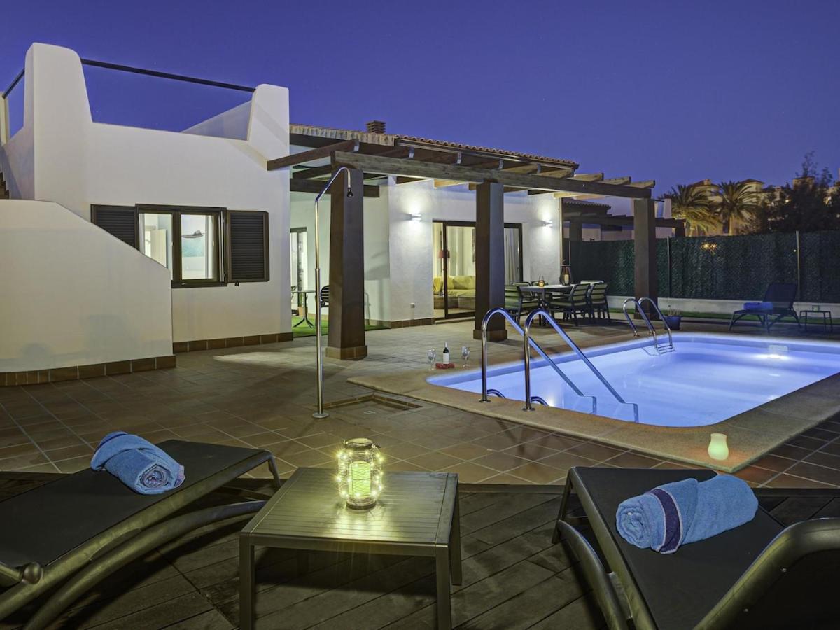 Villa El Molino piscina privada climatizada Caleta De Fuste Esterno foto