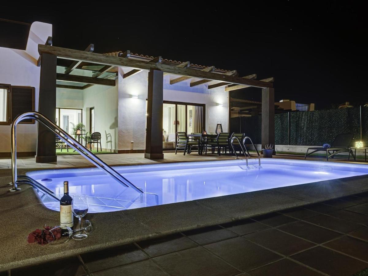 Villa El Molino piscina privada climatizada Caleta De Fuste Esterno foto